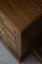 F75064: Rare Victorian Triple Mirror Oak Dressing 
