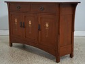 75094: STICKLEY Harvey Ellis Mission Oak Inlaid Co