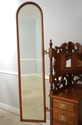 F75064: Rare Victorian Triple Mirror Oak Dressing 