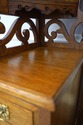 F75064: Rare Victorian Triple Mirror Oak Dressing 