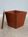 75100/01: Pair STICKLEY Cherry Storage Taboret Lid