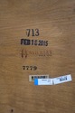 75100/01: Pair STICKLEY Cherry Storage Taboret Lid