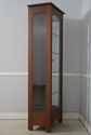 75137: STICKLEY 1 Door Cherry Curio Display Cabine
