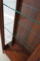 75137: STICKLEY 1 Door Cherry Curio Display Cabine