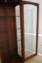 75137: STICKLEY 1 Door Cherry Curio Display Cabine