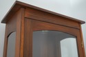 75137: STICKLEY 1 Door Cherry Curio Display Cabine