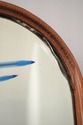 F75064: Rare Victorian Triple Mirror Oak Dressing 