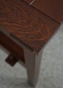 75106: STICKLEY Mission Oak 2 Tier End Table