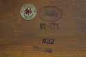 75106: STICKLEY Mission Oak 2 Tier End Table