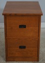75111: STICKLEY Mission 2 Drawer Oak File Cabinet