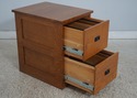 75111: STICKLEY Mission 2 Drawer Oak File Cabinet