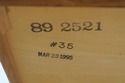 75111: STICKLEY Mission 2 Drawer Oak File Cabinet