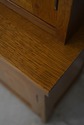 75103: STICKLEY Mission Oak Leaded Glass China Cab