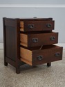 75119: Pair Of STICKLEY Mission Oak 3 Drawer Night