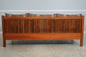 75093: STICKLEY Mission Cherry Spindle Sofa