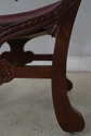 F75183: Renaissance Revival Carved Oak Leather Sea