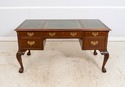 70201: HEKMAN Mahogany Leather Top Executive Desk