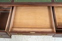 70201: HEKMAN Mahogany Leather Top Executive Desk