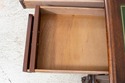 70201: HEKMAN Mahogany Leather Top Executive Desk
