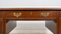 70201: HEKMAN Mahogany Leather Top Executive Desk