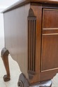 70201: HEKMAN Mahogany Leather Top Executive Desk