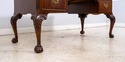 70201: HEKMAN Mahogany Leather Top Executive Desk