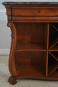 L65857EC: Marble Top Server w. Wine Rack Console