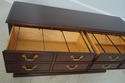 F65818EC: Large 6 Drawer Mahogany File Cabinet Che