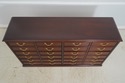 F65818EC: Large 6 Drawer Mahogany File Cabinet Che