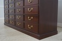 F65818EC: Large 6 Drawer Mahogany File Cabinet Che