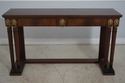 L65811EC: BAKER Neoclassical Mahogany Console Tabl