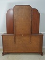 65850EC: STICKLEY Banded Mahogany Dresser Trifold 