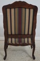 L70223: Pair French Louis XV Striped Upholstered A