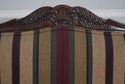 L70223: Pair French Louis XV Striped Upholstered A