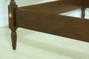 52646EC: KITTINGER Queen Size Carved Mahogany Post