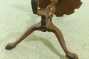 L53343EC: Walnut Bench Made Tilt Top Candle Stand 