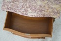 L69808: French Louis XV Marble Top Commode Accent 