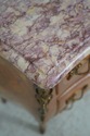L69808: French Louis XV Marble Top Commode Accent 