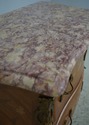 L69808: French Louis XV Marble Top Commode Accent 