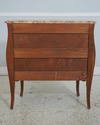 L69808: French Louis XV Marble Top Commode Accent 