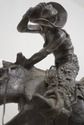F69975: FREDERIC REMINTON Rattlesnake Bronze Cowbo