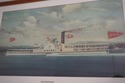 F69953: JAMES BARD Aldia Steamship Vintage Framed 