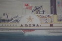 F69953: JAMES BARD Aldia Steamship Vintage Framed 