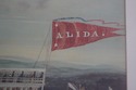 F69953: JAMES BARD Aldia Steamship Vintage Framed 