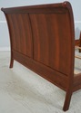 65275: STICKLEY Queen Size Cherry Sleigh Bed