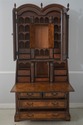 69973: George III Style Burl Walnut Blind Door Sec