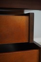 69973: George III Style Burl Walnut Blind Door Sec
