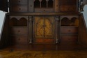 69973: George III Style Burl Walnut Blind Door Sec
