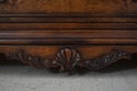 69973: George III Style Burl Walnut Blind Door Sec
