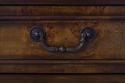69973: George III Style Burl Walnut Blind Door Sec